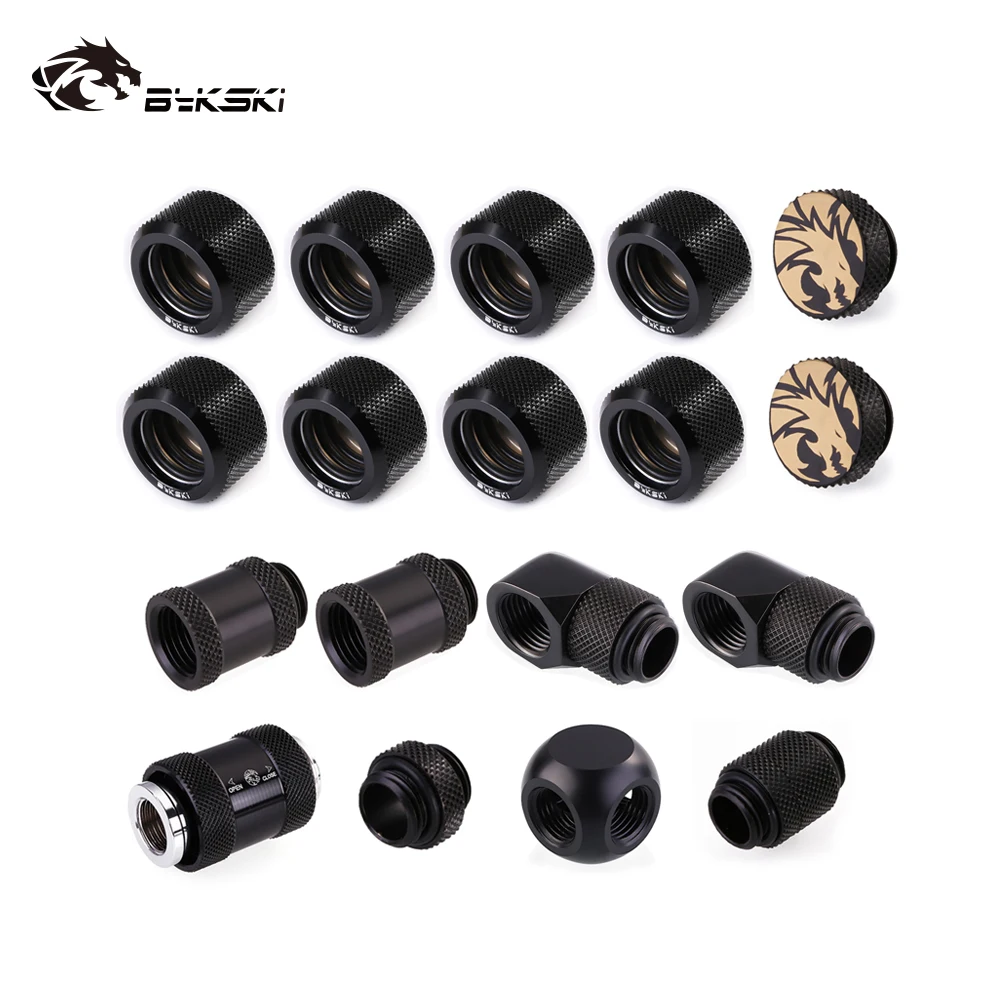 Acessórios do Computador de Refrigeração Montagem de 90 Bykski Graus Tubo Rígido Água Kit Faça Você Mesmo g1 1 – 4 Thread Acessórios