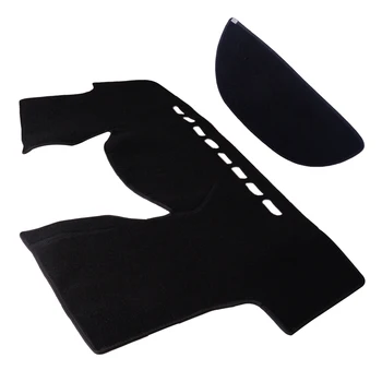 

DWCX Black Felt fabric Car Dashboard Dash Mat Sun Pad Cover Carpet Fit for Toyota Yaris 2006 2007 2008 2009 2010 2011
