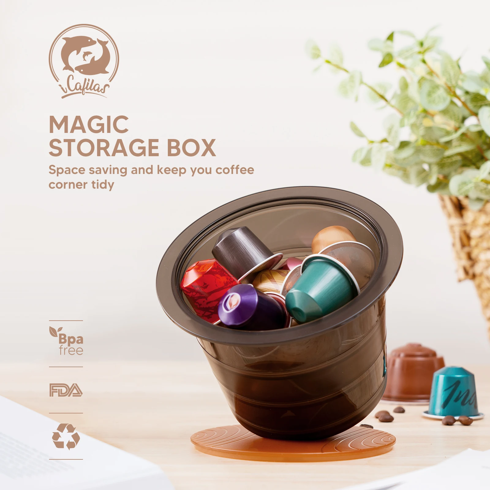 bule kredit Dempsey Box Coffee Capsule Storage Dolce Gusto | Dolce Gusto Capsule Holder Storage  - Magic - Aliexpress