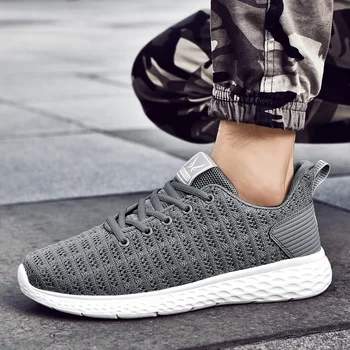 

Men Fashion Sport Flat Air Mesh Casual Shoes men's Light Breathable casual shoes fashion summer casual shoes men sneakers 36-48
