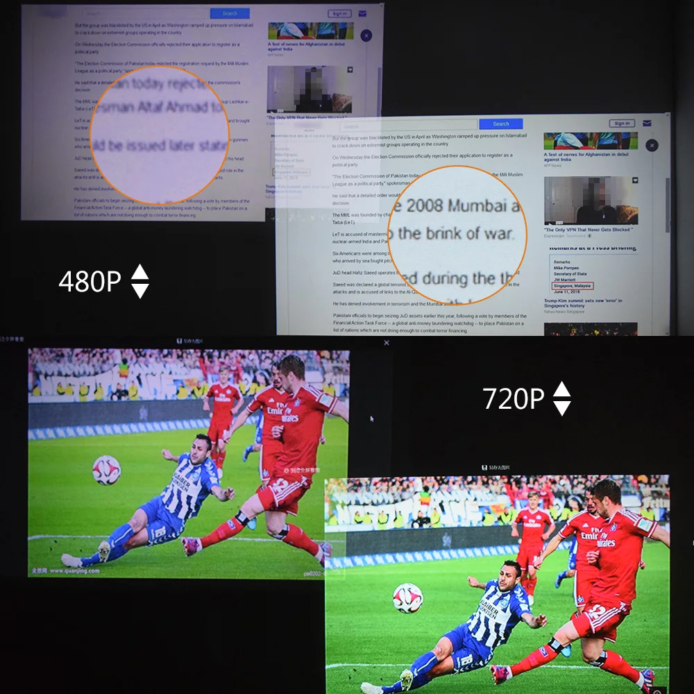 Мини проектор ThundeaL TD30 Max 1280x720P Android Wi Fi HDMI VGA| |
