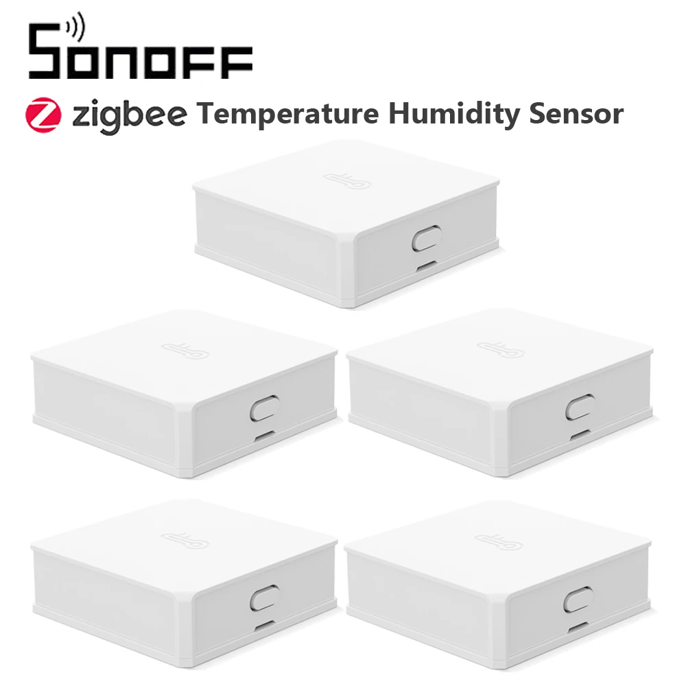 Датчик температуры и влажности SONOFF SNZB-02 ZigBee умный дом eWeLink приложение для