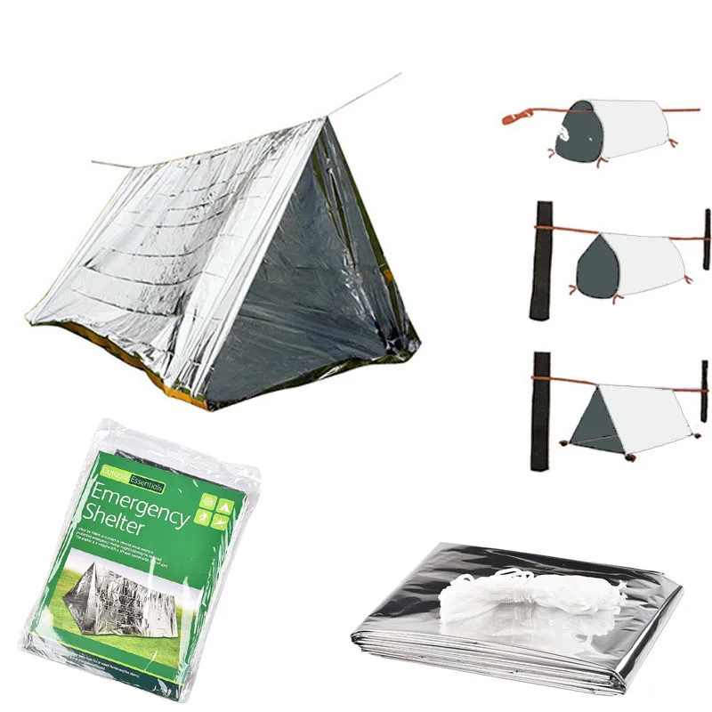 Emergency Blanket Survival Shelter Tent 