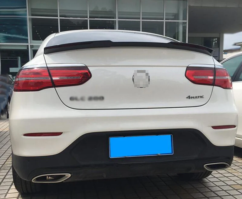 ABS черный, серебристый, красный цвет Автомобильный задний спойлер для GLC Coupe GLC200 GLC300 GLC260 автомобильный спойлер