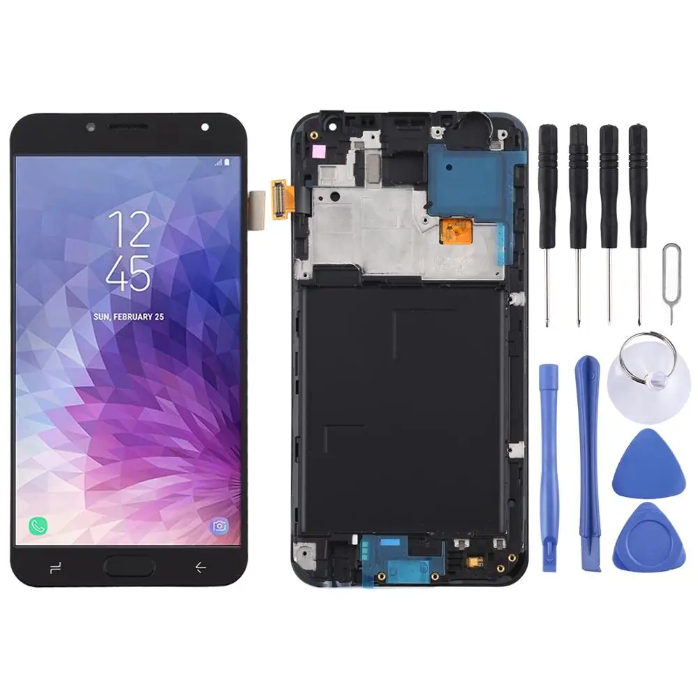 TFT материал ЖК-экран и дигитайзер Полная сборка с рамкой для Galaxy J4 J400F/DS
