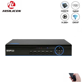 

5mp Blue panel Camera Hi3521D Xmeye 4 Channel 4CH/8CH 8 Channel 6 in 1 Hybrid XVI CVI TVi NVR AHD CCTV DVR Free shipping