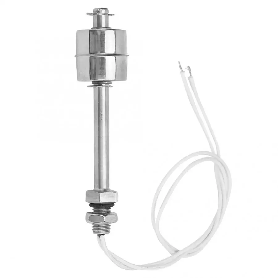 

Stainless Steel Float Switch Tank Liquid Water Level Sensor for Pool Can 100mm 0~220V