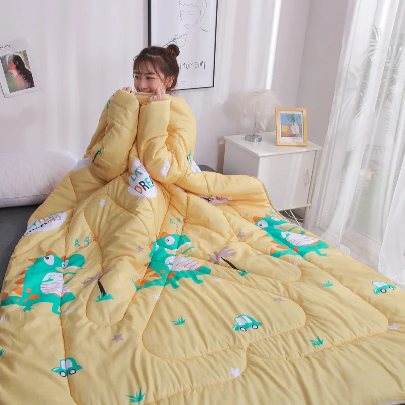 Little monster Новое Многофункциональное теплое одеяло ленивый Ins чистый красный с тем же абзацем зимний теплый Диван офисный взрослый детский плед - Цвет: Little monster