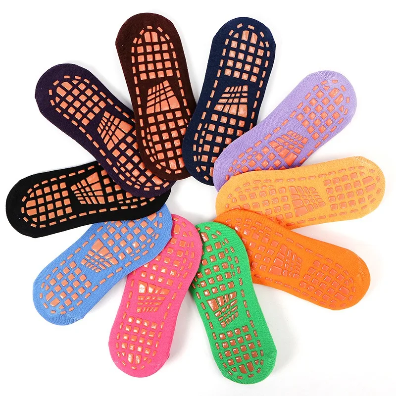 

Women Sock Solid Color Low To Help Summer Cotton Silicone Non-Slip Invisible Boat Socks