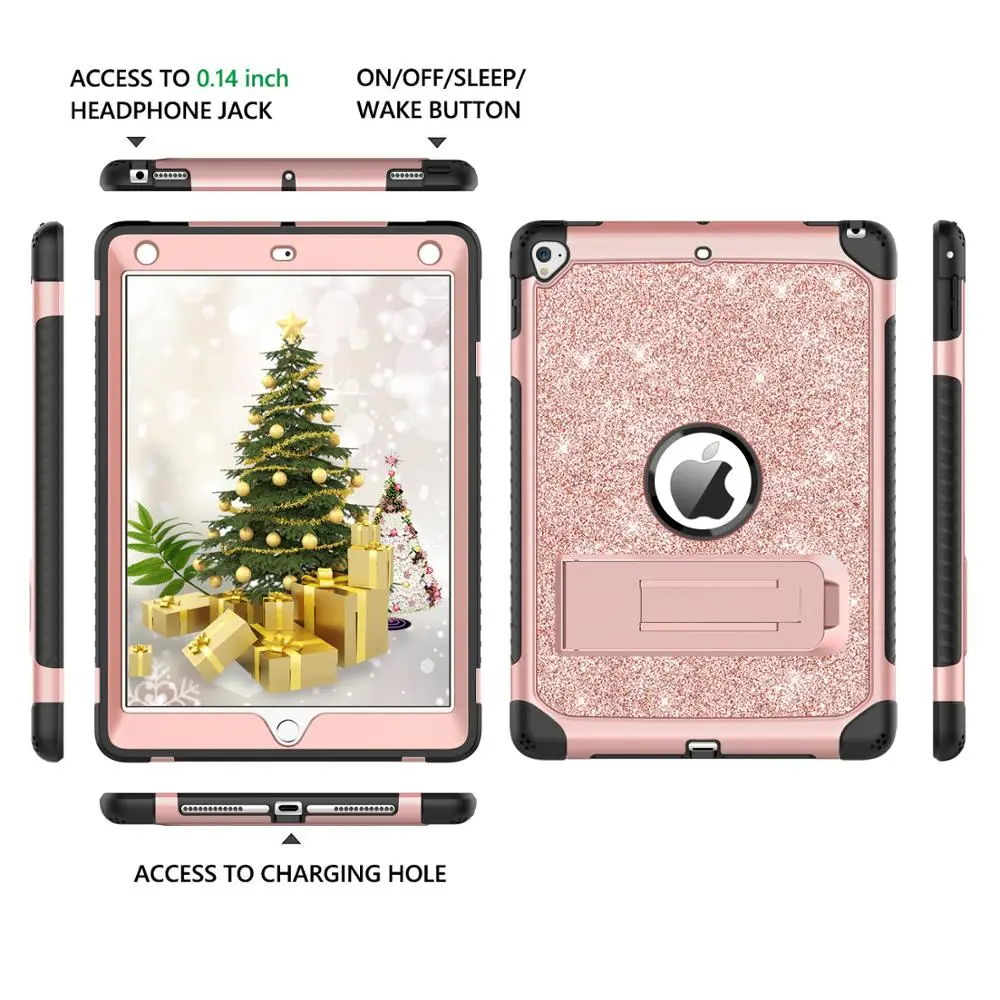 Чехол BENTOBEN для iPad Air 2/iPad 9 7 2017/2018/Pro 5 го/6 го/7 го поколения 3 слойный полноразмерный