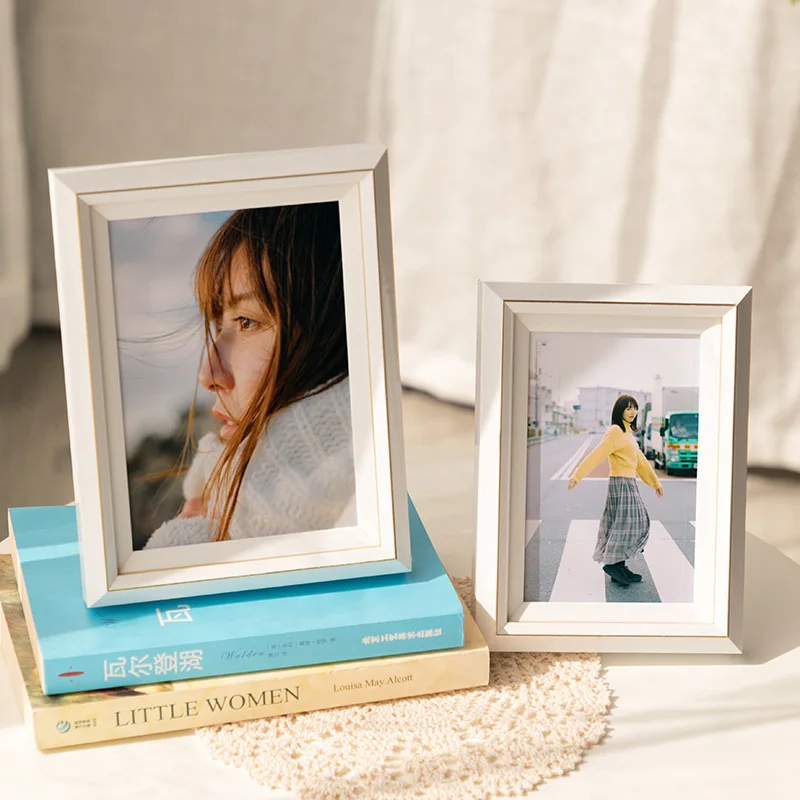 간단한 문학 창조적 인 사진 프레임 5 인치 6 인치 7 인치 8 인치 10 인치 A4 웨딩 사진 커플 사진 프레임 벽 설정