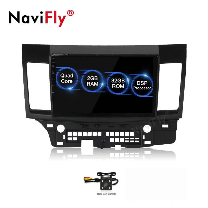 2Din Android 9,0 2.5D Автомобильный мультимедийный радио плеер для Mitsubishi Lancer 2008 2009 2010- автомобильный Радио gps навигация wifi плеер - Цвет: 2G RAM 32G ROM