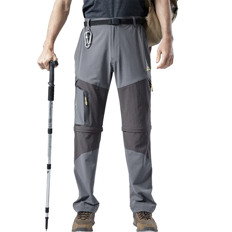 Quick Dry Detachable Hiking Pants Men Outdoor Sport Summer 2021Mens Camping Trekking Climbing Trousers Breathable Fishing Shorts 1