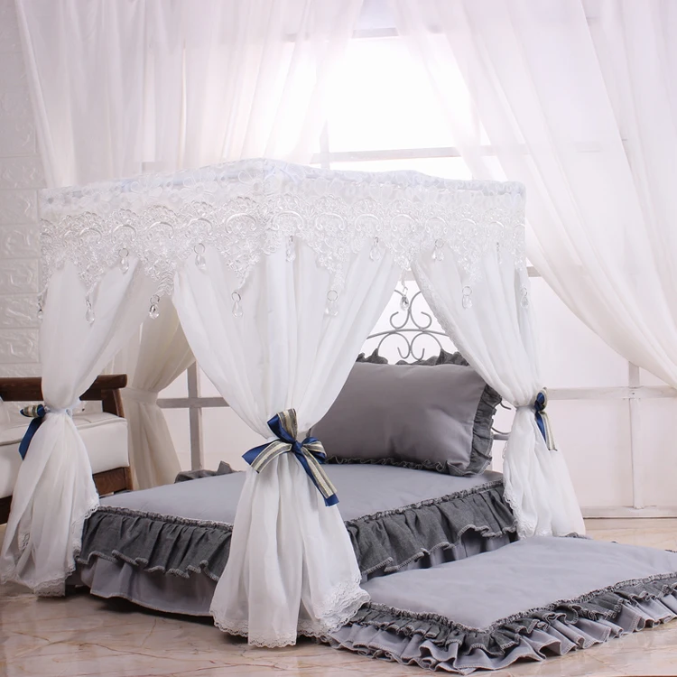 

Princess bed eluxe court bed iron pet bed pet nest teddy bear dog house pet bed