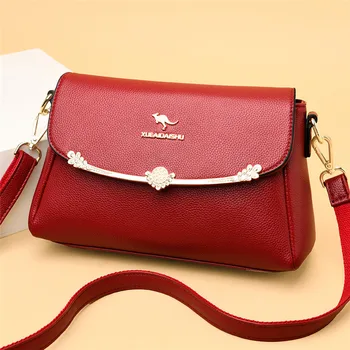 

2020 New Luxury Flap Women Shoulder Bag High Quality Small Leather Lady Crossbody Shopper Bags Designer Chic Female Handbags Sac
