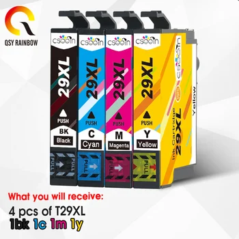 

QSYRAINBOW 4X T2991 29XL compatible ink cartridge compatible for Epson XP235 XP332 XP335 XP432 XP435 xp247 xp245 xp445