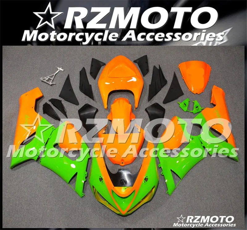 Мотоциклетный обтекатель abs Подходит для Kawasaki ZX6R 636 ZX-6R 2005 2006 корпусные детали пресс-форм Магазин № 0330