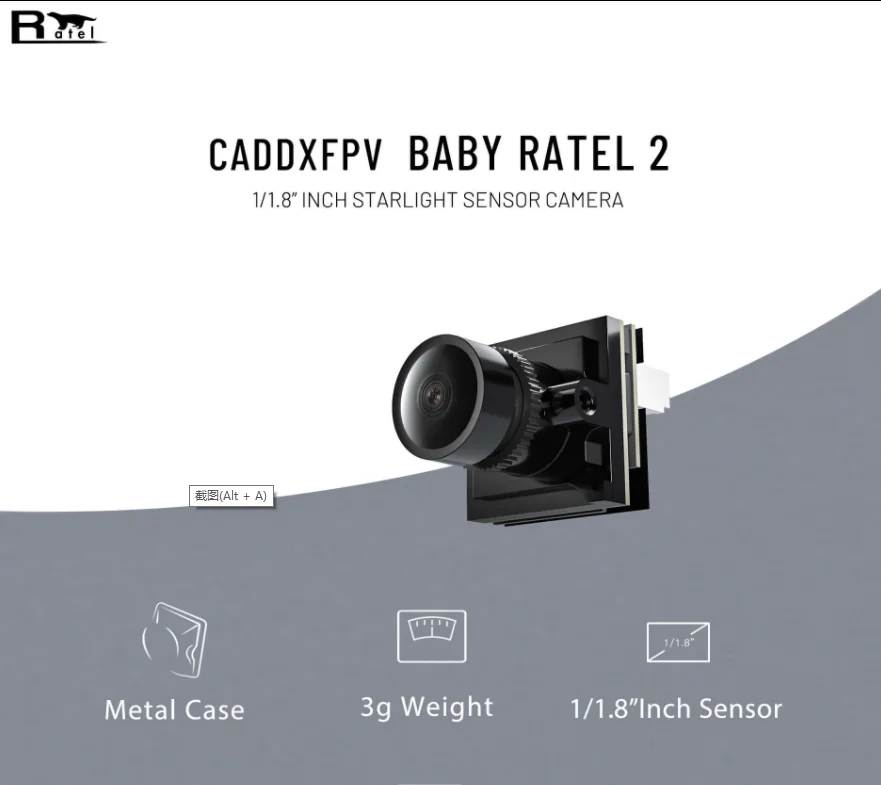 Bebe Ratel 2 Caddx Fpv Nano Taille Starlight Faible Latence Jour Et Nuit Freestyle Fpv Camera Rc Drone De Course Aliexpress