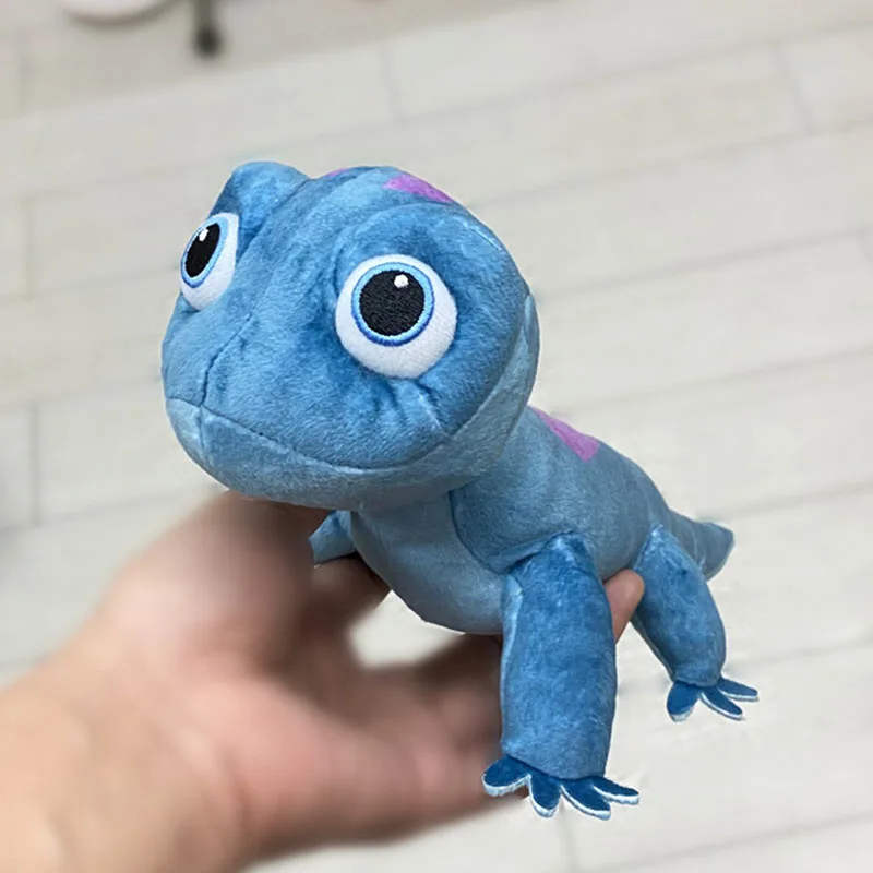 Дисней Замороженные синие Salamanders Бруни действие плюшевые игрушки милые мягкие ящерицы Куклы Kawaii Рождественские подарки игрушки для детей