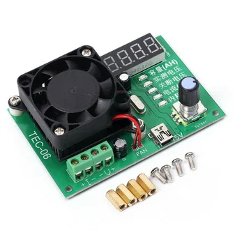 

16W Maximum Electronic Load 500AH LED Display Instrument Parts & Accessories TEC-06 Battery Capacity Tester+Fan
