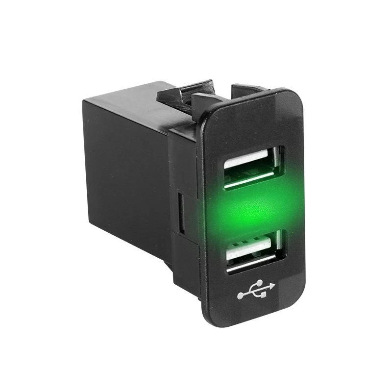 Автомобильное зарядное устройство с двумя Usb портами 12 В 5 2 порта 4 А для