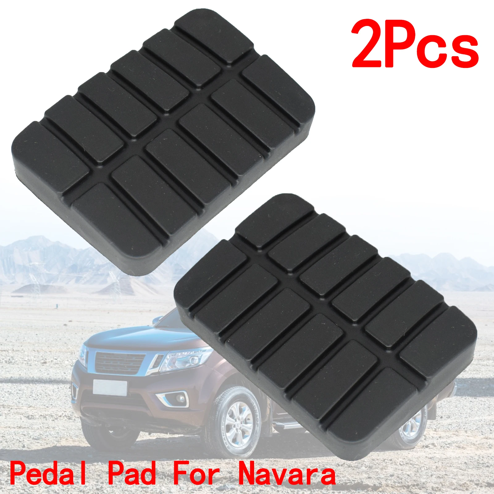 Car Brake or Clutch Pedal Rubber Pads Cover Set 49751-NI110 Manual Transmission for NISSAN NAVARA All D21 D22 Series 1986-2006