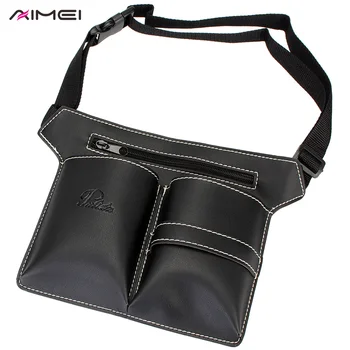 

AIMEI Hairdressing Tool Bag Barber Scissor Holster Pouch Comb Hair Clip Hair Tool Case with Belt Cutting Thining Scissors Case