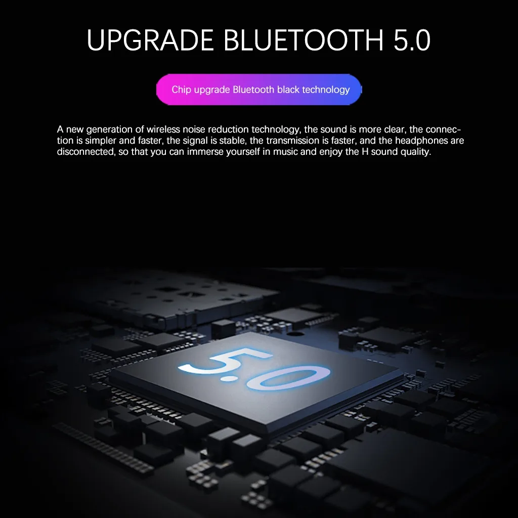 Беспроводные наушники 40 # Bluetooth 5 0 спортивные беспроводные светодиодный дисплей