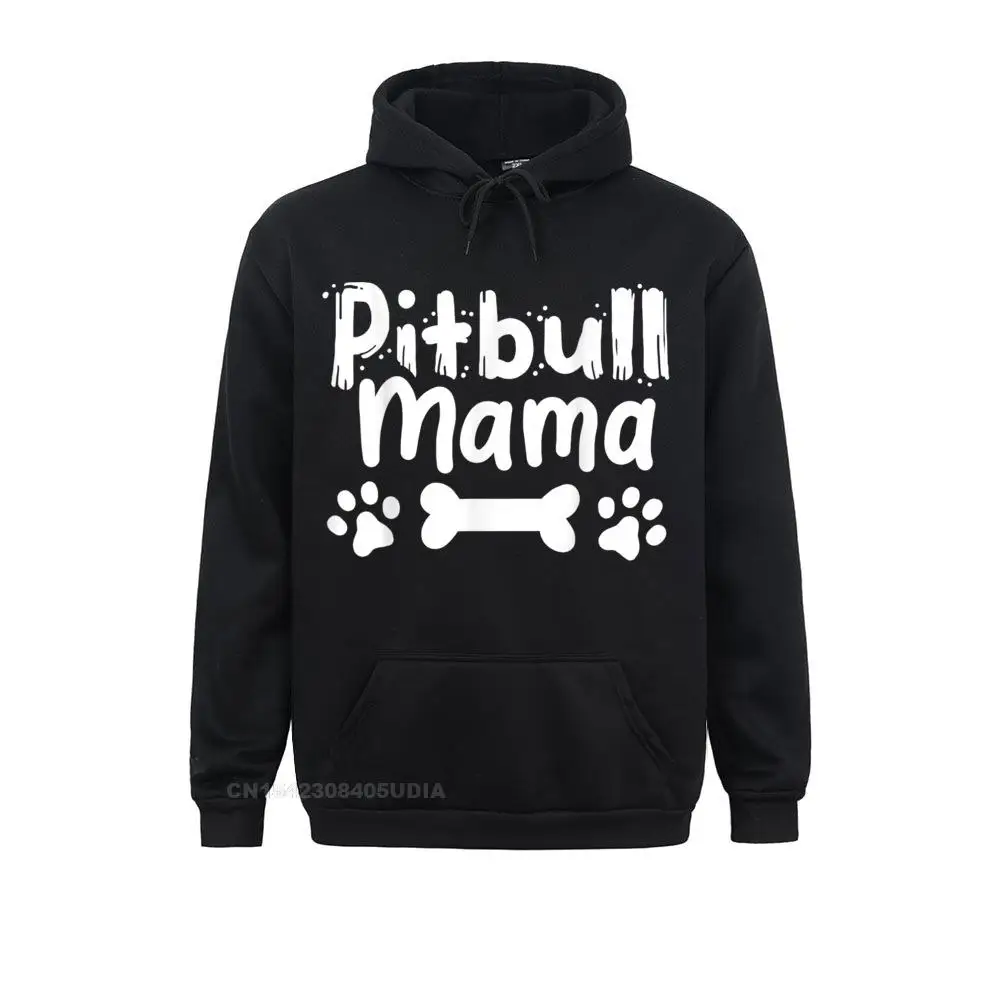 Pitbull Mama Dog Mom Dog Lover Gift T-Shirt__B10137 Long Sleeve Hoodies Summer/Fall  Men's Sweatshirts Print Sportswears Dominant Pitbull Mama Dog Mom Dog Lover Gift T-Shirt__B10137black