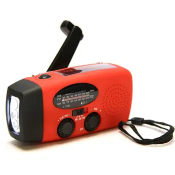 

Outdoor Solar Hand-Cranked Radio With Flashlight Charging Radio Professional Fashion Portable Clean Energy