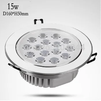 

2017 Real Ceiling Lights Spot Free Shipping : Hot Sell,2pcs/lot 15-18*1w Led Down Light With ,18w Power ,led With Cool Color