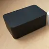 Wet Wipes Dispenser Holder Case With Lid Black Dustproof Tissue Storage Box For Home Office Store Heavy Enough & Stable 5