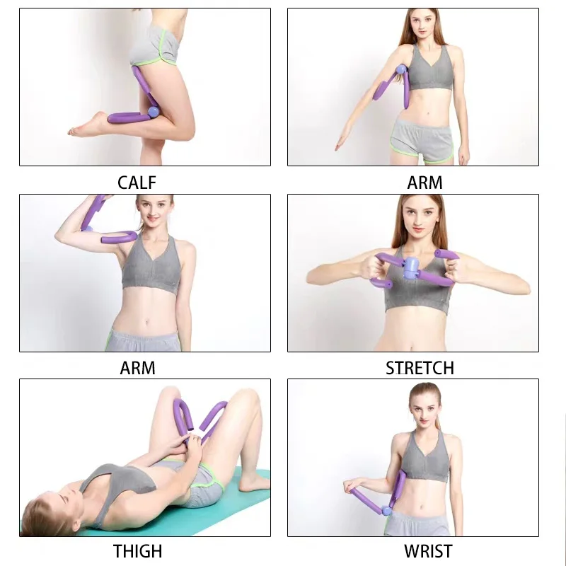 1PC Thigh Exerciser Gym Sports Thigh Master Leg Arm Trainer Muscle Pelvic Foot Workout Exercise Machine Fitness Equipment Gear muscle trainer,gym fitness tool,fitness equipment accessories