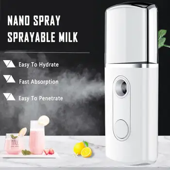 

20ml Deep Moisturizing Face Steamer Nano Mist Facial Sprayer USB Charging Humidifier Sprayer
