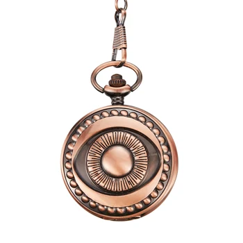 

OYW Hand Winding Mechanical Men Pocket watch Vintage Bronze Skeleton Dial Fob Watch Fashion Necklace Chain Watch Weeding Gifts