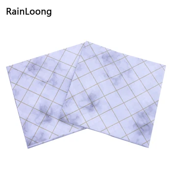 

[RainLoong] Print Square Floor Tile Patterned Paper Napkins Tissue For Party Decoration Decoupage 33*33cm 5 packs (20pcs/pack)