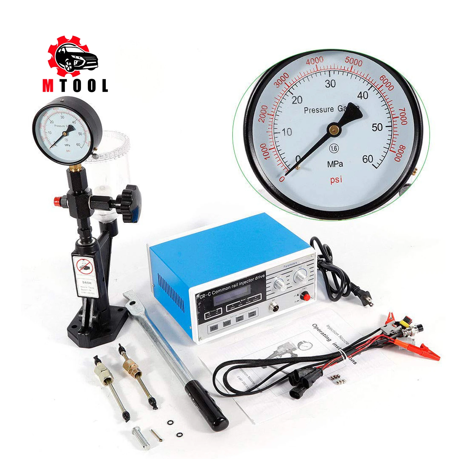 Injektor-Tester-Volle-Set-CR-C-Multifunktions-Professionelle-Diesel ...