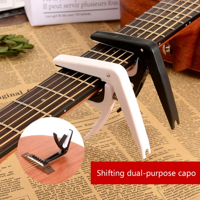 

Professional ABS metal Tune Guitar Tuner Clamp Key Trigger Electric Musical Guitar capo for Guitar lover Practical Accessories