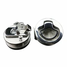 Морской 316 из нержавеющей стали морские защелки для стандартных 2-дюймовый расширители ствола скважины Лодка защелка замка для дверки доступа приманка скважина светодиодов