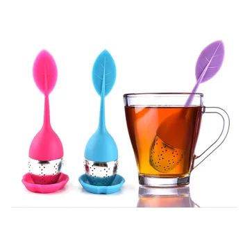 

Kitchen Gadgets Silicone Tea Infuser Strawberry Tea Strainer Non-toxic Tea Bag Pretty Reusable Teapot Accessory Home Supplies