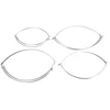 Fishing Net Head Stainless Steel Fishing Folding Net Brail Head Round Dipnet Tackle Accessory HOT 35/40/45/50cm Sizes 3