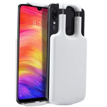Для Xiaomi Redmi Примечание 7 5000mAh резервного копирования Зарядное устройство Мощность банк чехол раздвижная селфи-6. Дюймов защитный чехол противоударный чехол Coque Fundas
