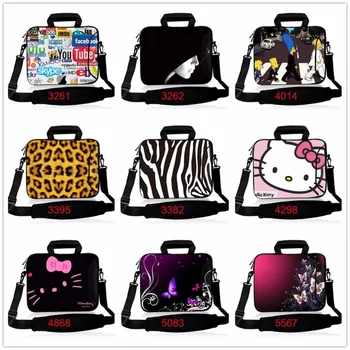 

New 10'' 11.6" 13.3" 14" 15" 17.3" 17.4" Tablet PC Portable Laptop Bag Notebook Case Cover Sleeve Shoulder Strap,Outside Pocket