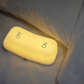 

ICOCO Creative Gravity Sensor LED Night Lamp ON/OFF Switch Light Rechargeable Table Lamp For Baby Bedside Dimmable Night Light