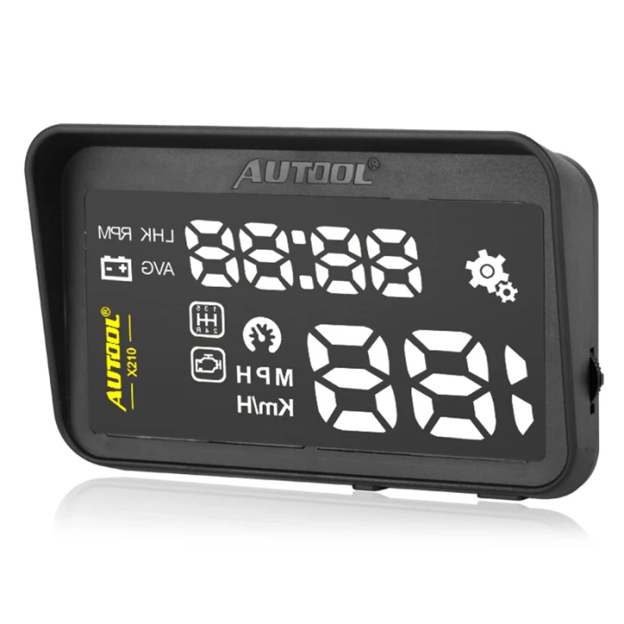 X210 Авто HUD Автомобильный дисплей расход топлива проекция автомобиля Автомобильный OBD2 Спидометр TD326