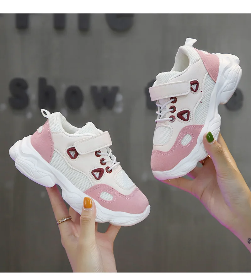 Basket Enfant garcon fille Chaussure обувь для мальчиков; Новинка года; сезон осень-зима; сетчатые дышащие кроссовки для маленьких мальчиков и девочек