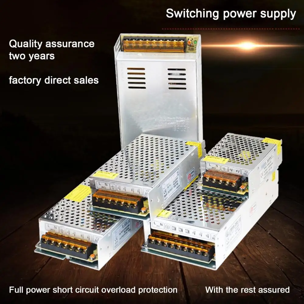 Переключение Питание DC24V 1A 2A 2.5A 3A 4.5A 5A 6.5A 8.3A 10A 12.5A 15A 16.5A AC 220V постоянного тока до DC24V AC-DC 24V 24V Светодиодные ленты