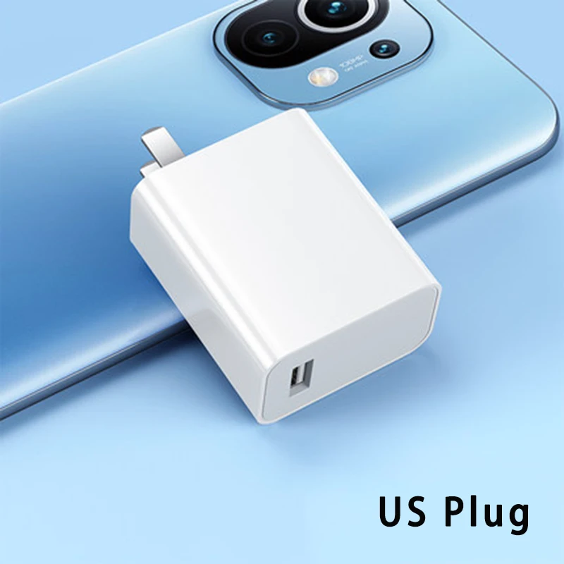 33w Turbo Charger For Xiaomi Pad 5 Redmi Note 10 EU QC3.0 Fast Charging Phone Charger Cable For Poco X3 NFC M2 Pro Mi 10T 5G 11X phone charger