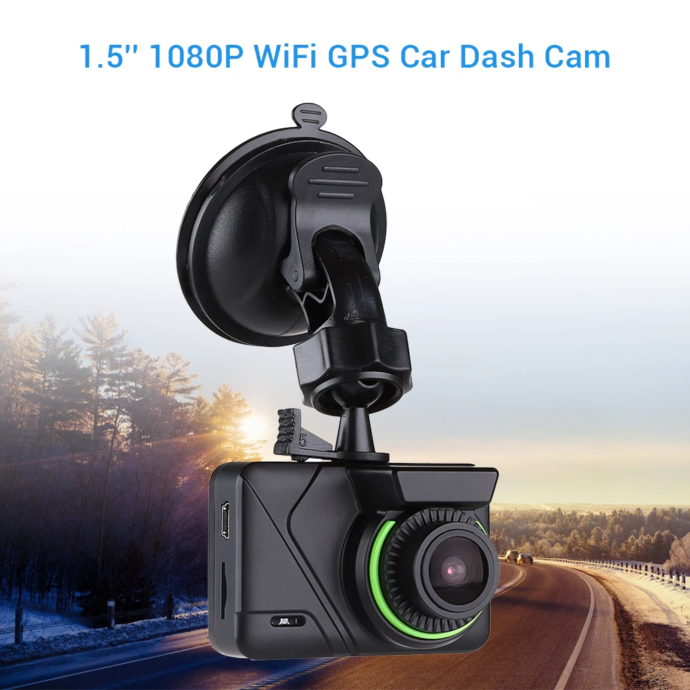 Мини Wi-Fi gps автомобиль камера для приборной панели HD 1080P Автомобильный видеорегистратор DVR рекордер 1," 145 ° NT96658 30FPS ночное видение автомобиля видео Dashcam