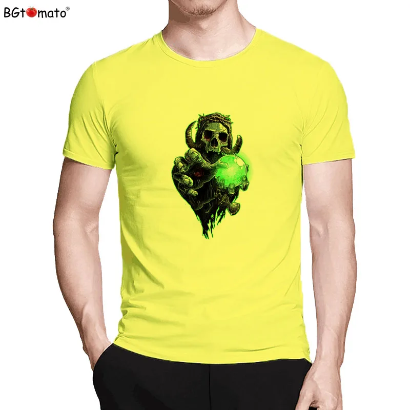 

Game printing tshirt personality summer top tees casual t-shirt for men cool skull shirts